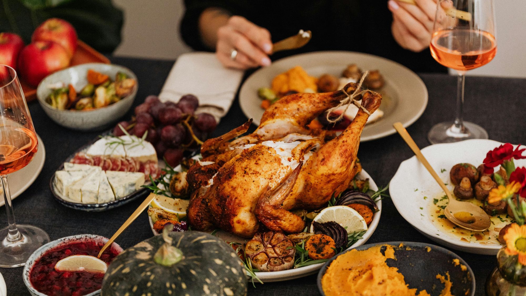 Family members enjoying savory bites on a gathering