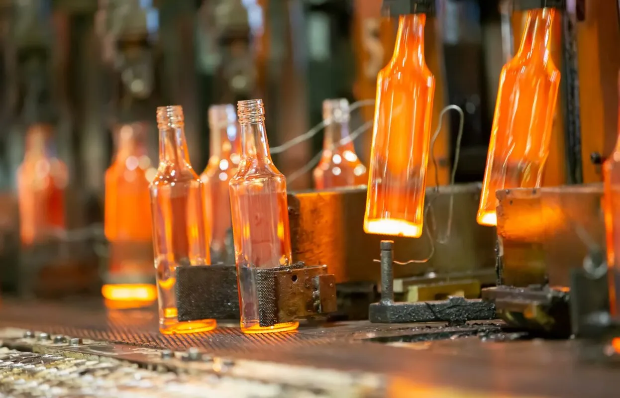 manufacturing process of glass
