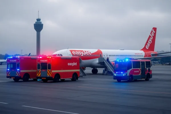 easyjet u22152 emergency germany