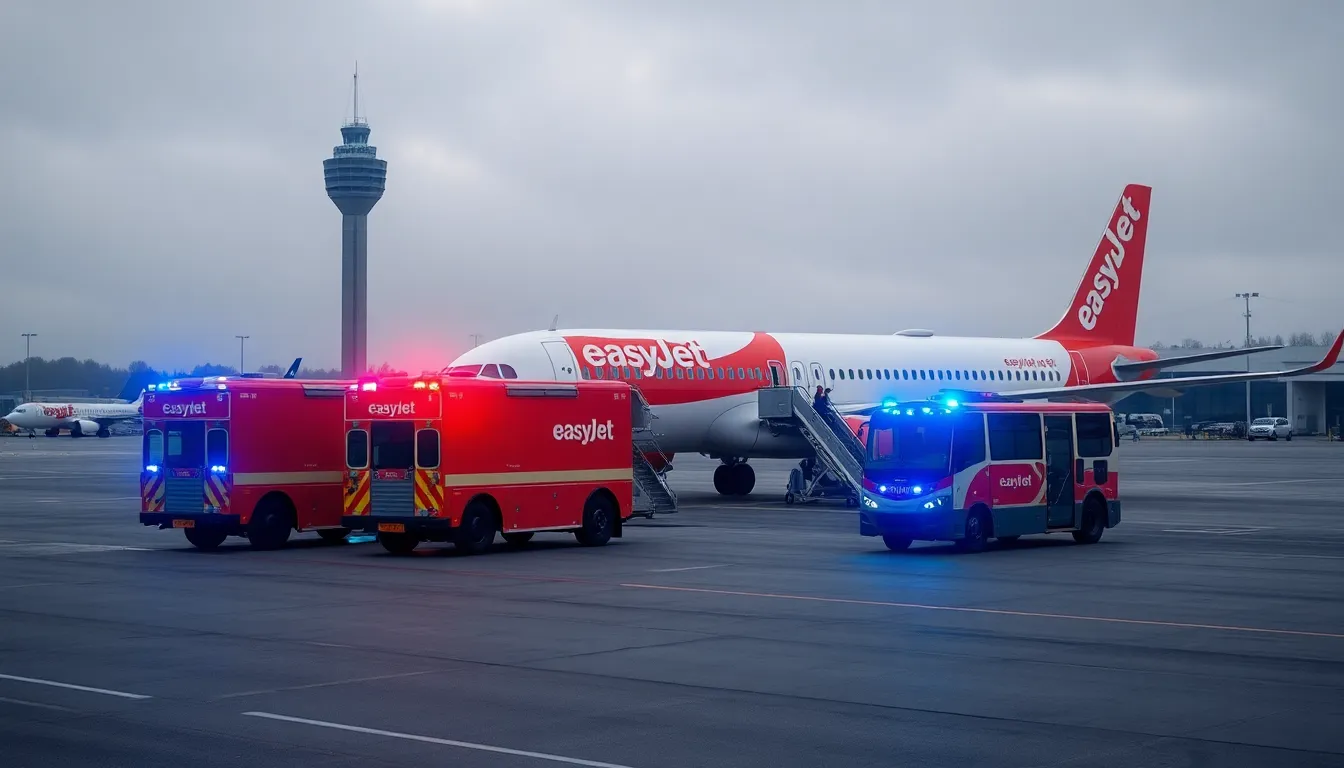 easyjet u22152 emergency germany